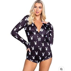 Playboy X Yandy.com Slumberbunny Romper size M/L